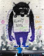 Monkeying Around - Original by artist Mr Malcontent - Wyecliffe Galleries