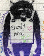 Monkeying Around - Original by artist Mr Malcontent - Wyecliffe Galleries