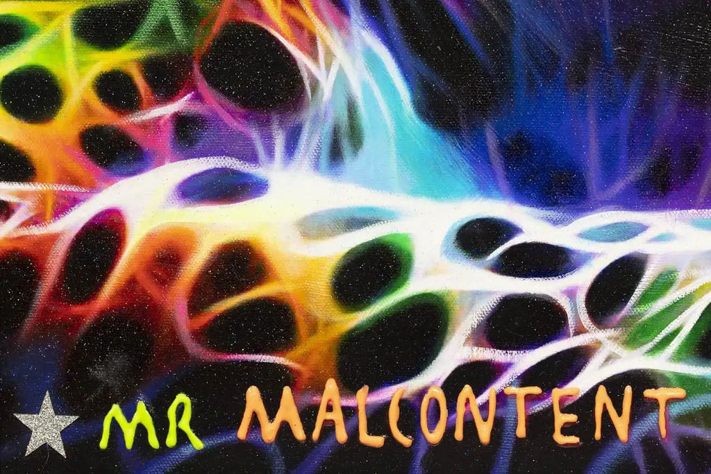 Neon Jungle - Original - SOLD by artist Mr Malcontent - Wyecliffe Galleries