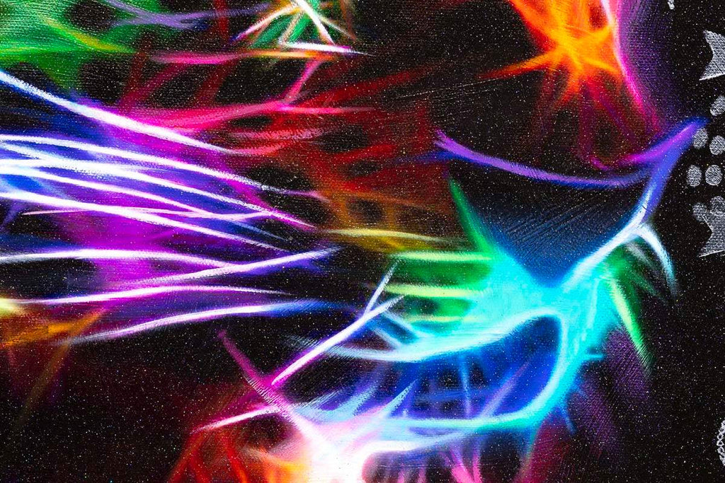 Neon Jungle - Original - SOLD by artist Mr Malcontent - Wyecliffe Galleries