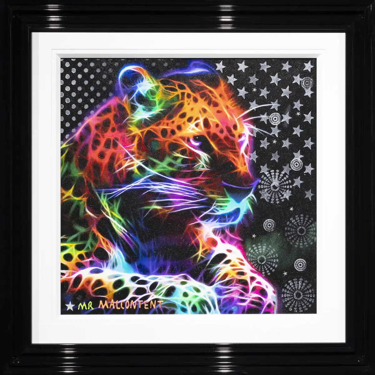 Neon Jungle - Original - SOLD by artist Mr Malcontent - Wyecliffe Galleries