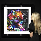 Neon Jungle - Original - SOLD by artist Mr Malcontent - Wyecliffe Galleries