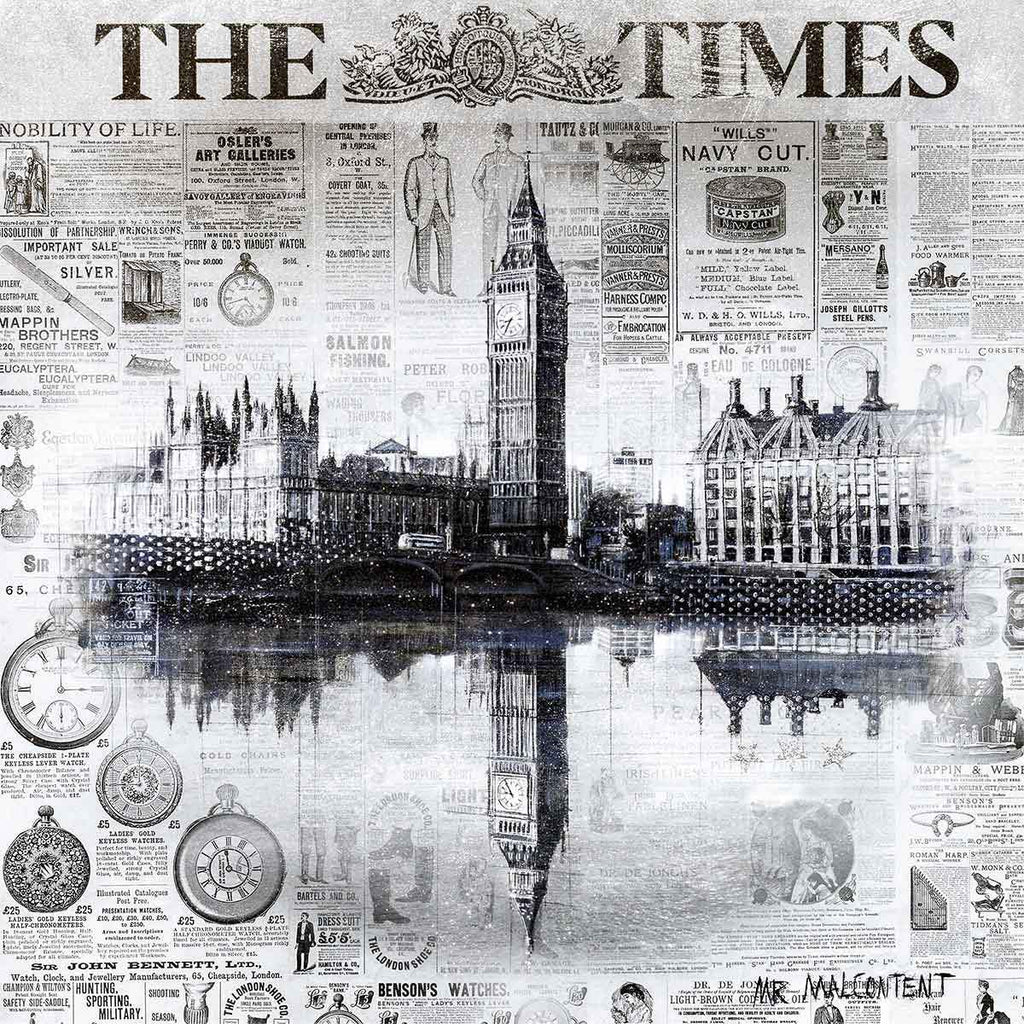 Nobility of Life - Original - SOLD by artist Mr Malcontent - Wyecliffe Galleries