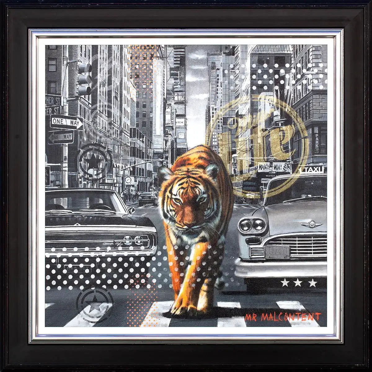 One Way Prowl - Original - SOLD by artist Mr Malcontent - Wyecliffe Galleries