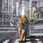 One Way Prowl - Original - SOLD by artist Mr Malcontent - Wyecliffe Galleries