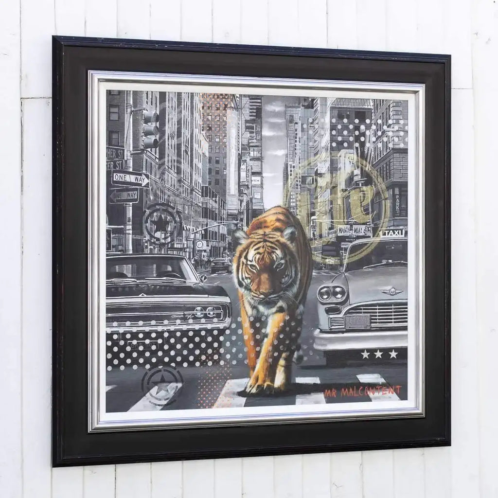 One Way Prowl - Original - SOLD by artist Mr Malcontent - Wyecliffe Galleries