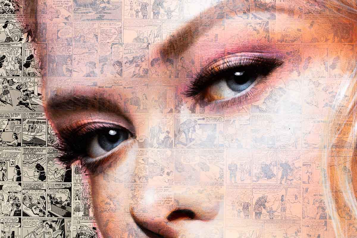 Pink Chic - Original - SOLD by artist Mr Malcontent - Wyecliffe Galleries