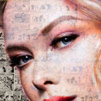 Pink Chic - Original - SOLD by artist Mr Malcontent - Wyecliffe Galleries