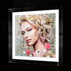 Pink Chic - Original - SOLD by artist Mr Malcontent - Wyecliffe Galleries