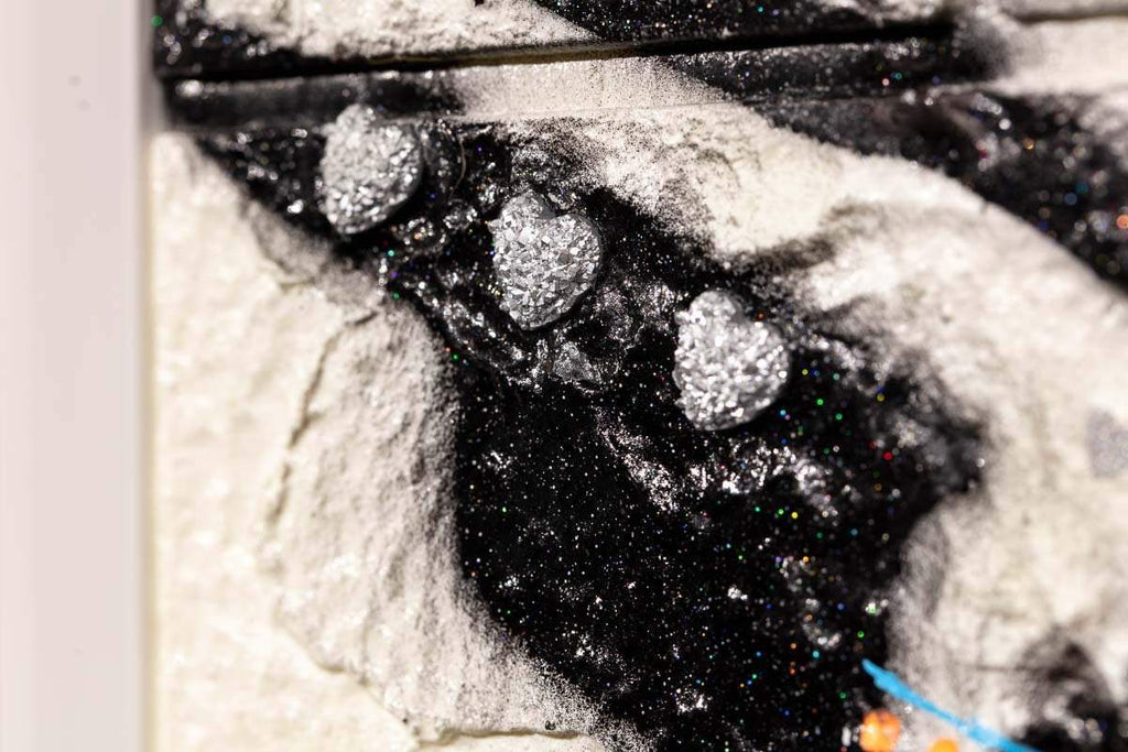 Pink Panda - Original - SOLD by artist Mr Malcontent - Wyecliffe Galleries