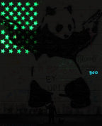 Pink Panda - Original - SOLD by artist Mr Malcontent - Wyecliffe Galleries