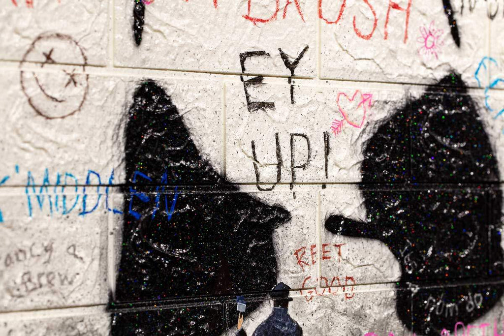 Pink Panda - Original - SOLD by artist Mr Malcontent - Wyecliffe Galleries