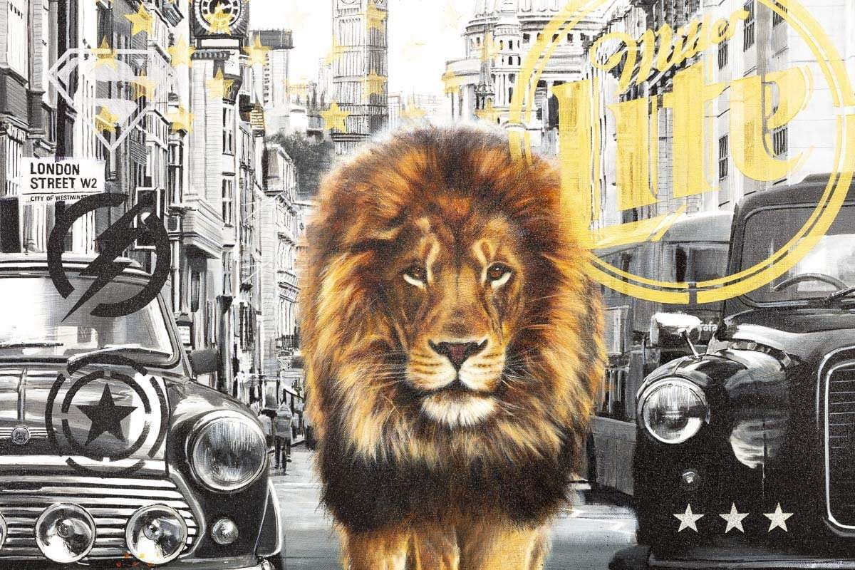 Pride in Our City - Original - SOLD by artist Mr Malcontent - Wyecliffe Galleries