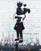 Radiate Love - Original by artist Mr Malcontent - Wyecliffe Galleries