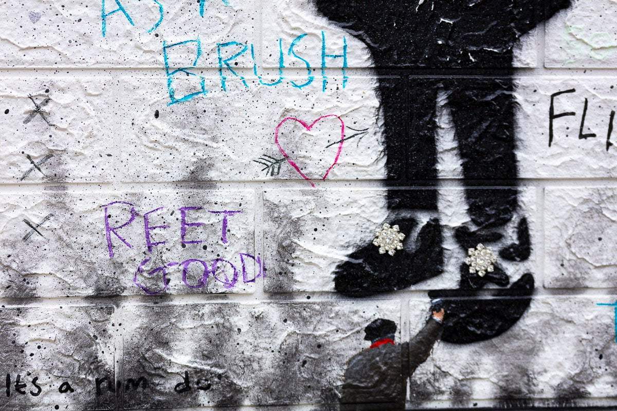 Radiate Love - Original by artist Mr Malcontent - Wyecliffe Galleries