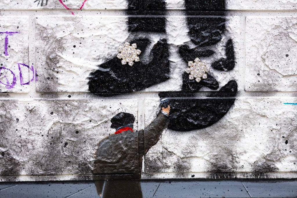 Radiate Love - Original by artist Mr Malcontent - Wyecliffe Galleries