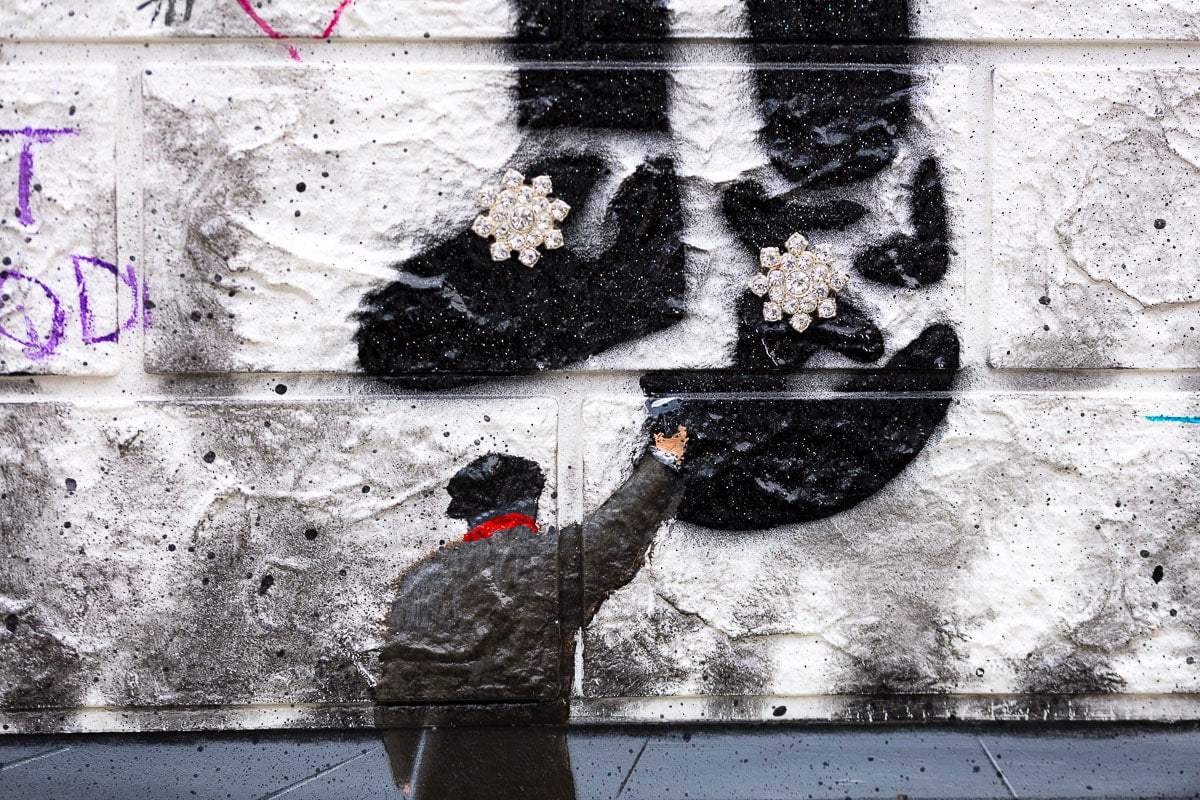 Radiate Love - Original by artist Mr Malcontent - Wyecliffe Galleries