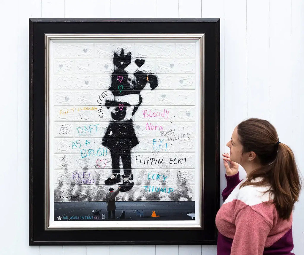 Radiate Love - Original by artist Mr Malcontent - Wyecliffe Galleries