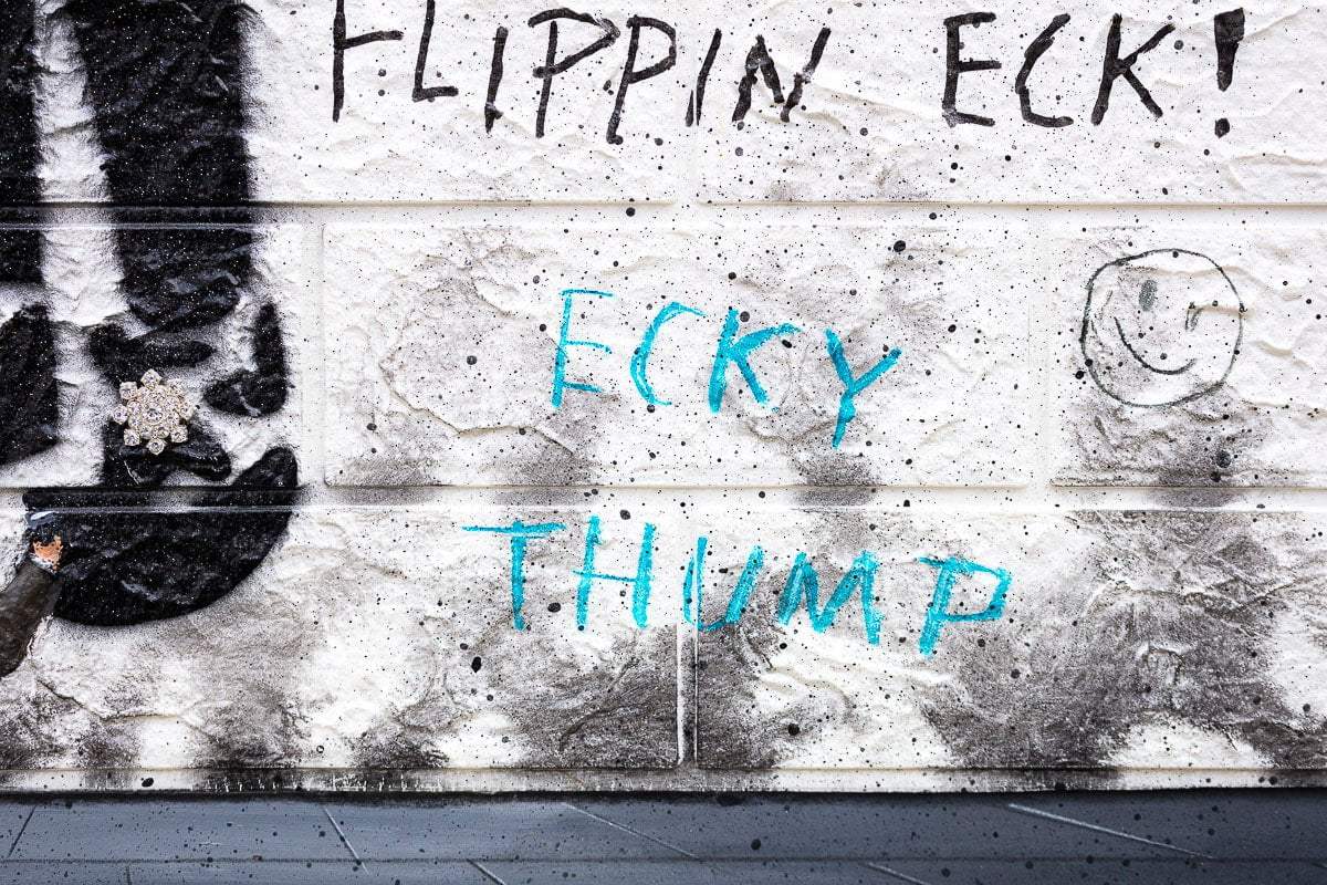 Radiate Love - Original by artist Mr Malcontent - Wyecliffe Galleries