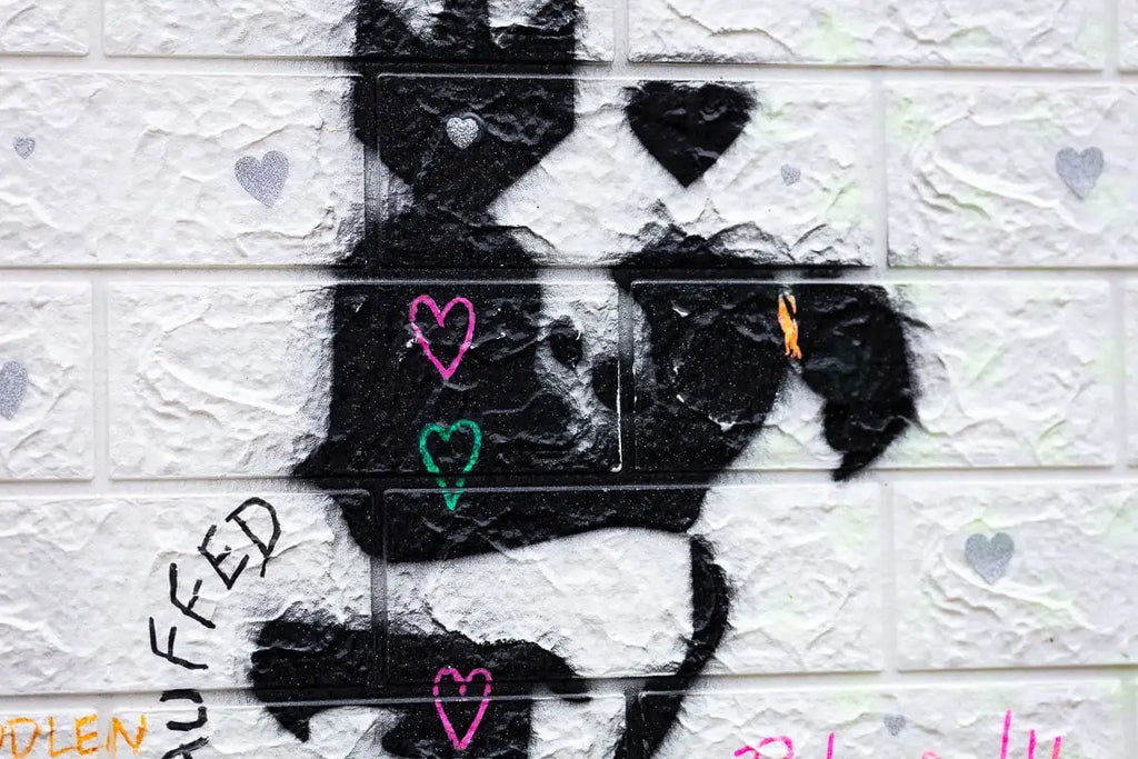 Radiate Love - Original by artist Mr Malcontent - Wyecliffe Galleries