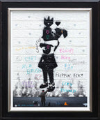 Radiate Love - Original by artist Mr Malcontent - Wyecliffe Galleries