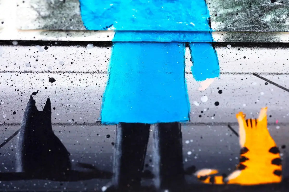 Rat Business - Original by artist Mr Malcontent - Wyecliffe Galleries