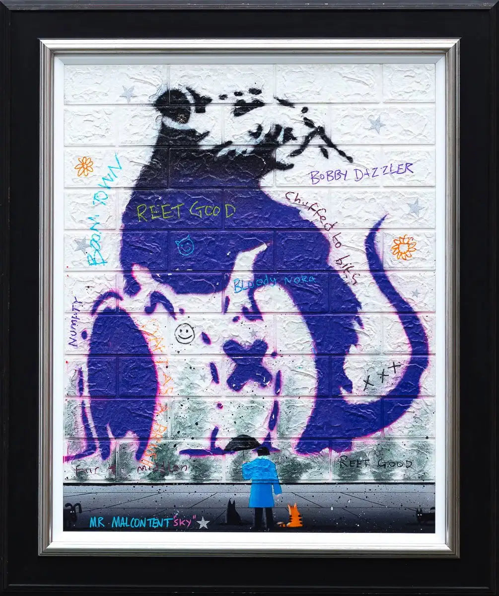 Rat Business - Original by artist Mr Malcontent - Wyecliffe Galleries