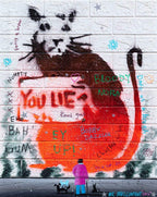 Ratty - Original by artist Mr Malcontent - Wyecliffe Galleries