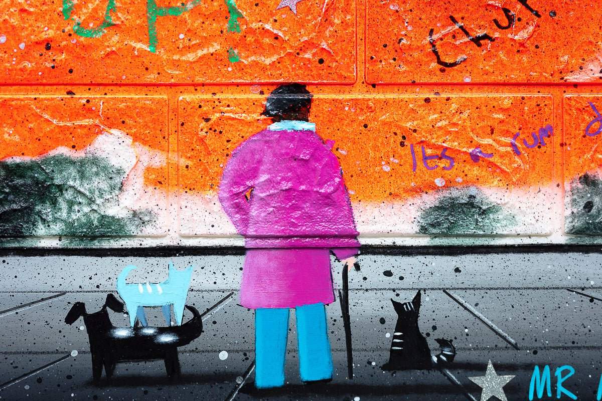 Ratty - Original by artist Mr Malcontent - Wyecliffe Galleries