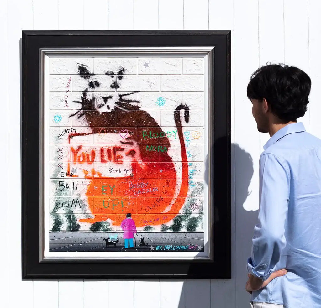 Ratty - Original by artist Mr Malcontent - Wyecliffe Galleries