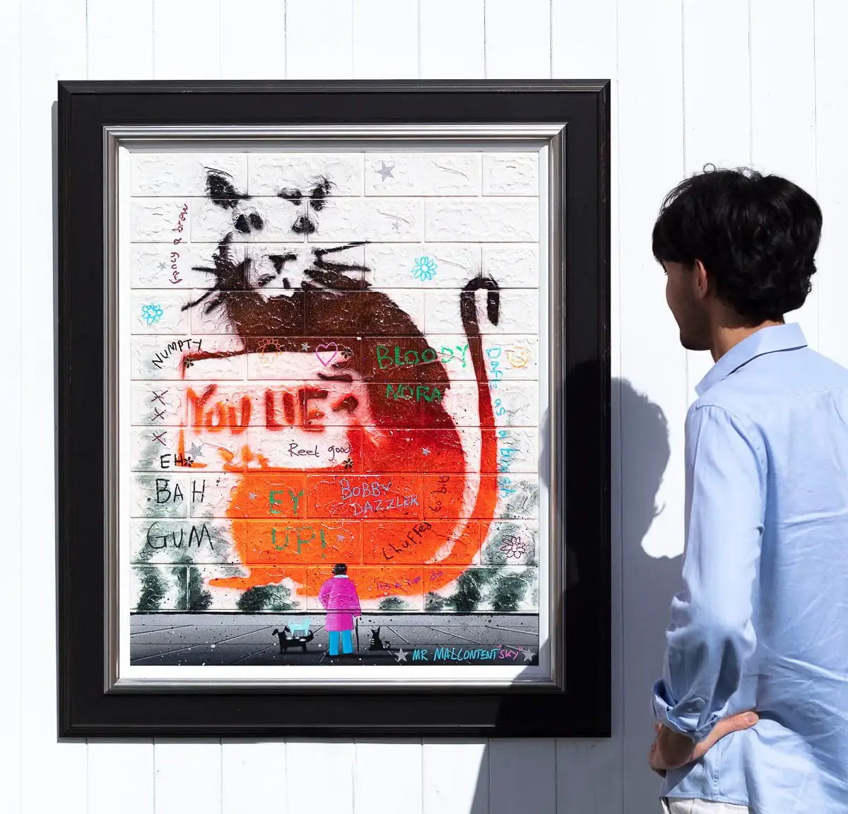 Ratty - Original by artist Mr Malcontent - Wyecliffe Galleries