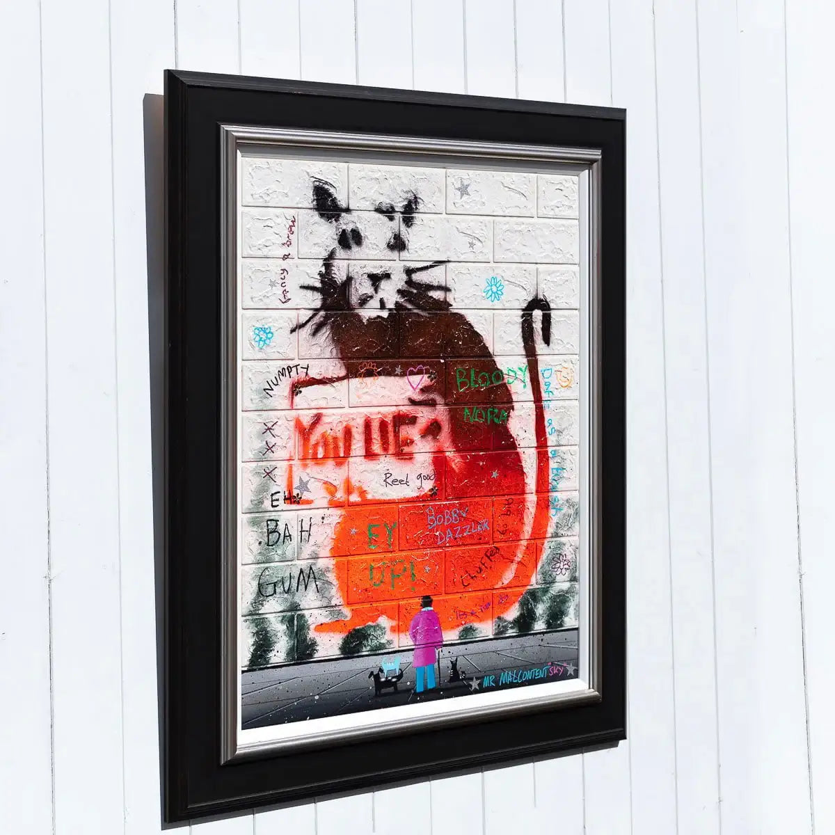 Ratty - Original by artist Mr Malcontent - Wyecliffe Galleries