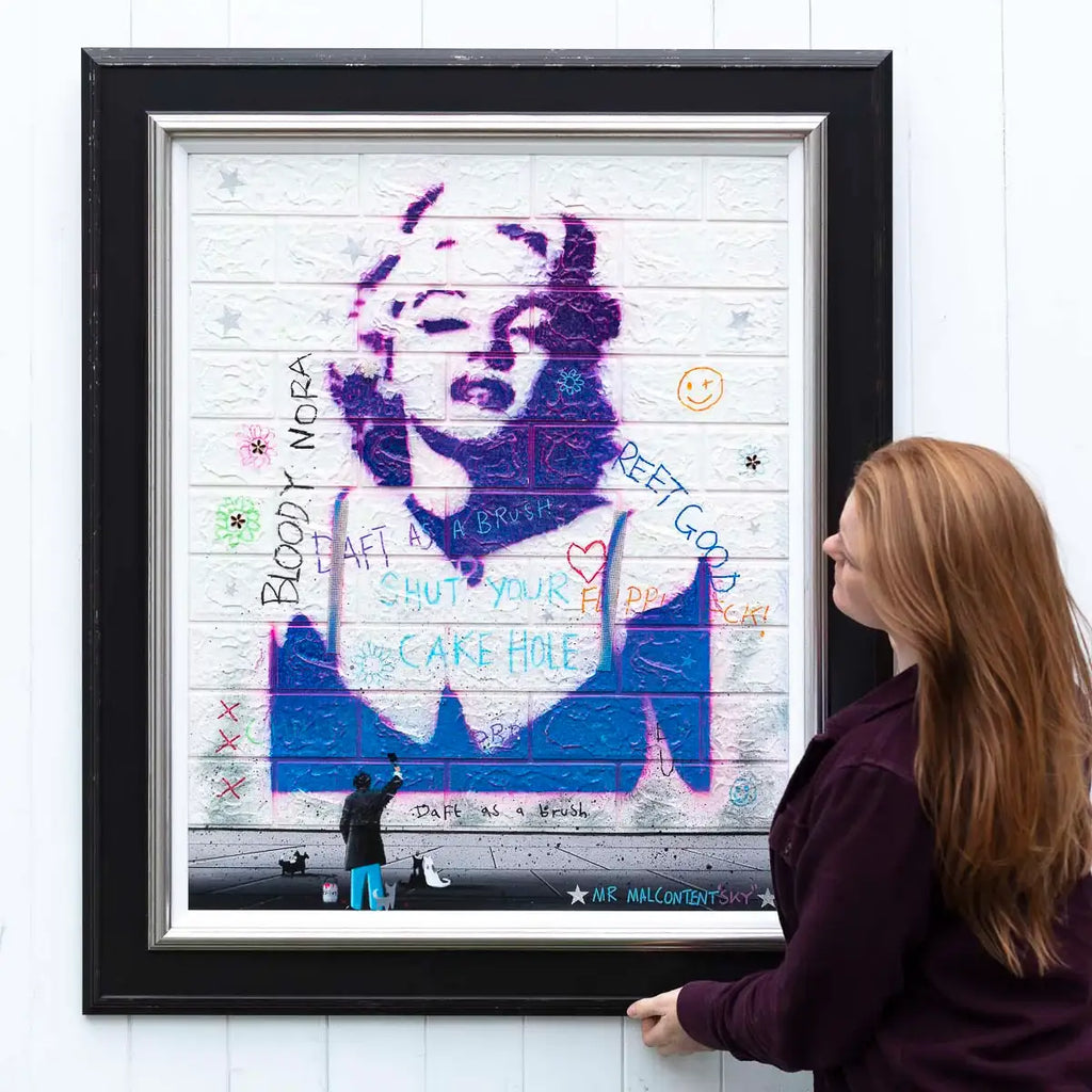 Some Like It Hot - Original by artist Mr Malcontent - Wyecliffe Galleries