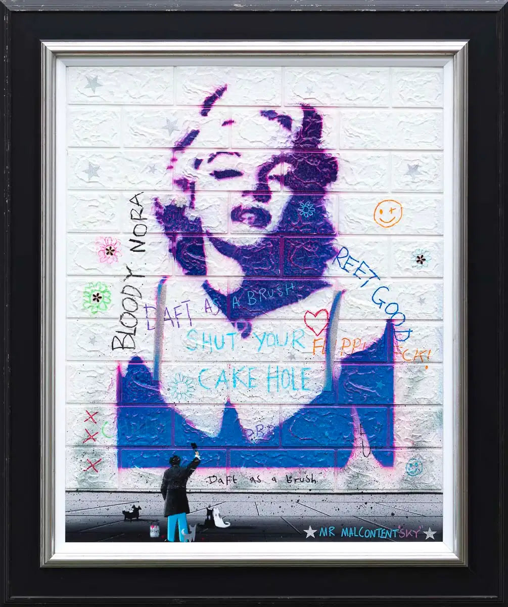 Some Like It Hot - Original by artist Mr Malcontent - Wyecliffe Galleries