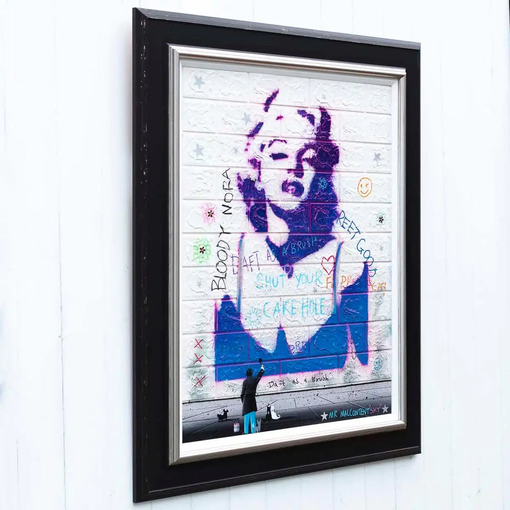 Some Like It Hot - Original by artist Mr Malcontent - Wyecliffe Galleries