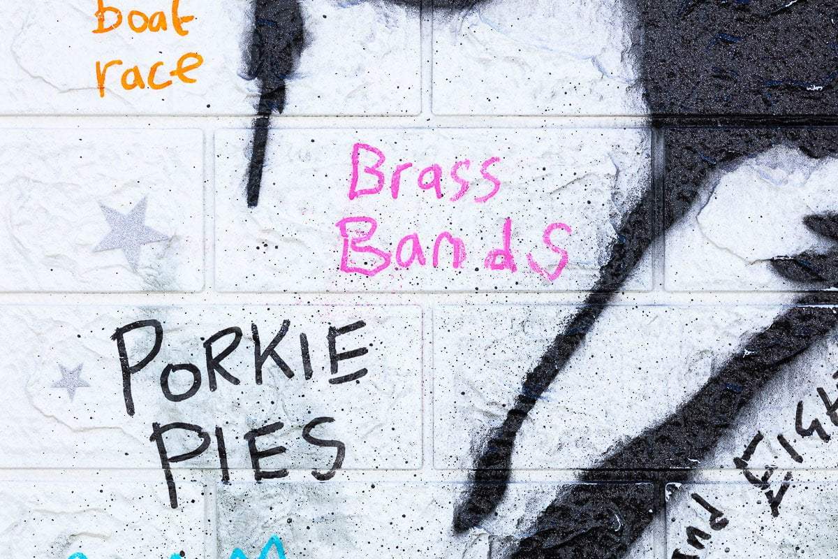 Spread Love Not Hate - Original by artist Mr Malcontent - Wyecliffe Galleries