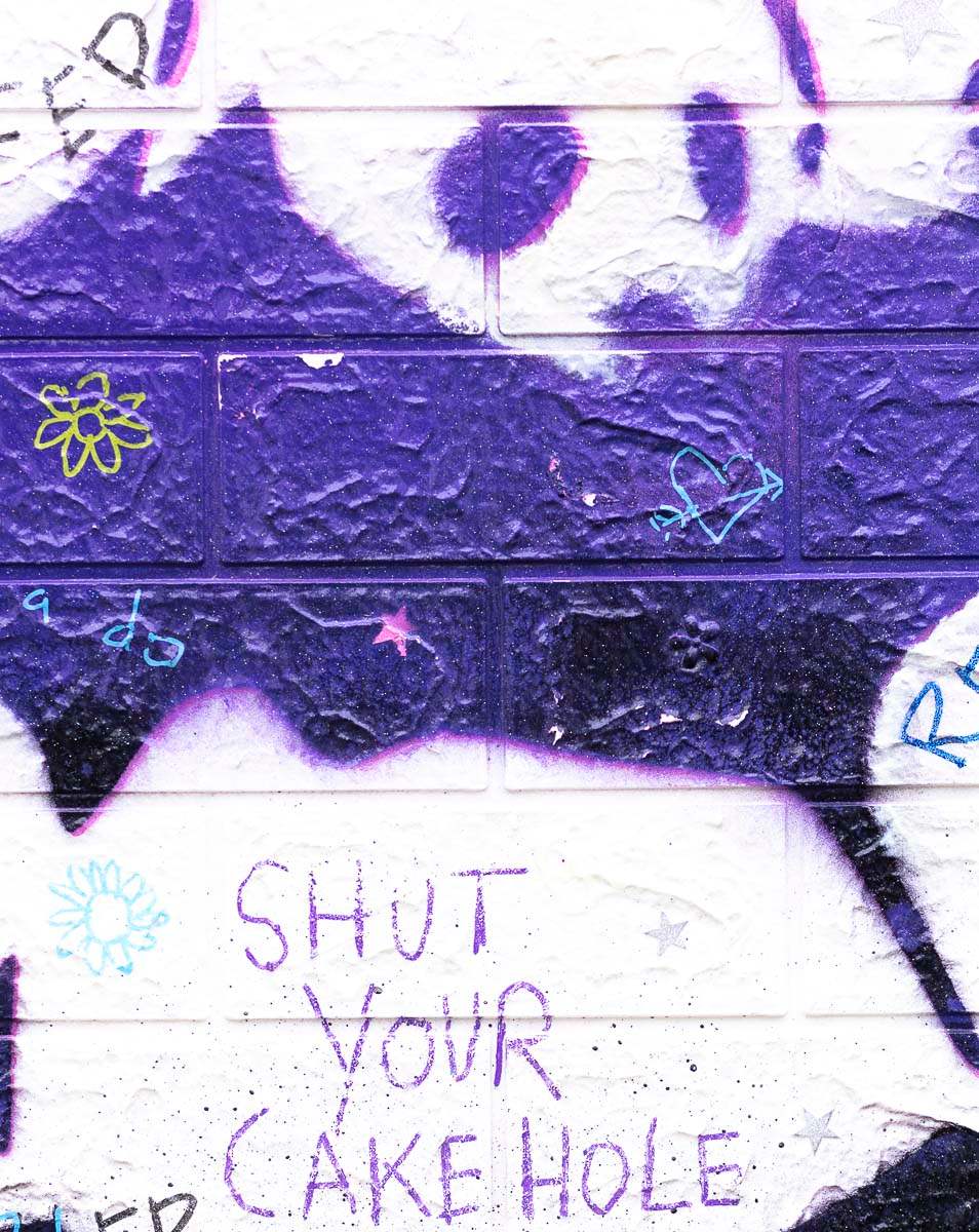 Stick 'Em Up - Original by artist Mr Malcontent - Wyecliffe Galleries