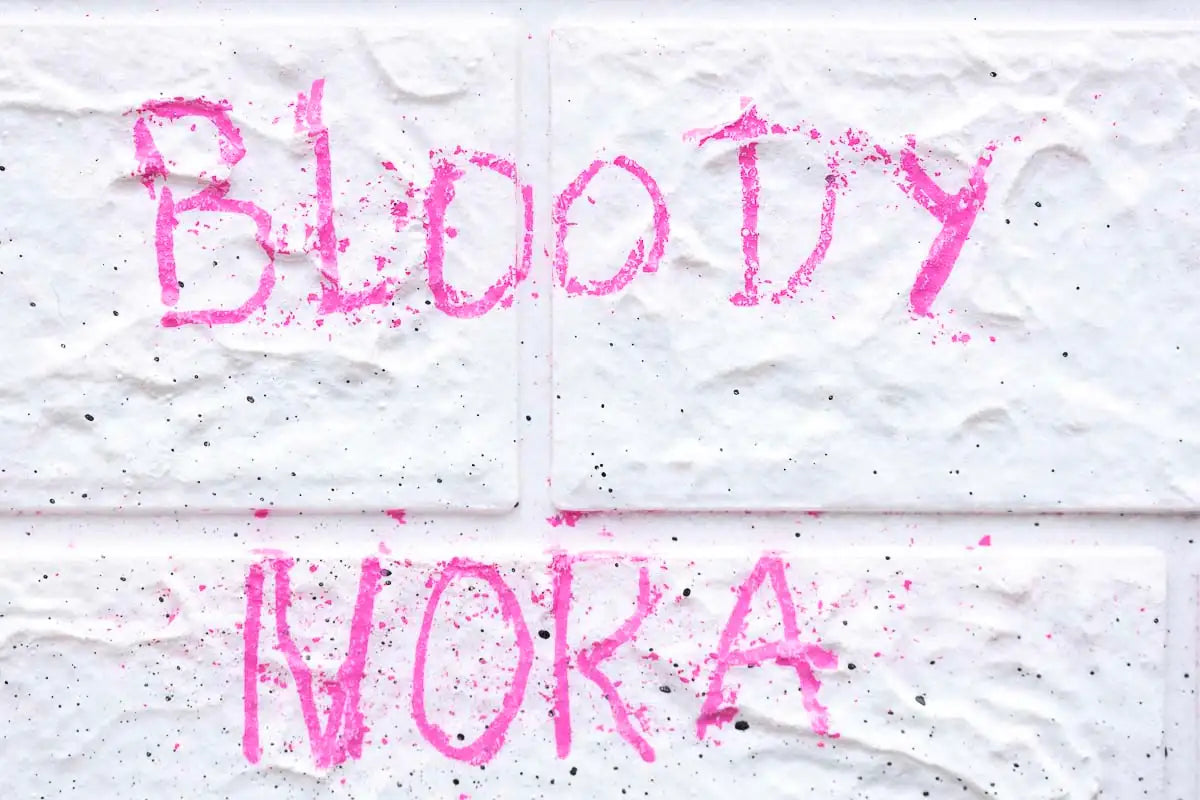 Stick 'Em Up - Original by artist Mr Malcontent - Wyecliffe Galleries