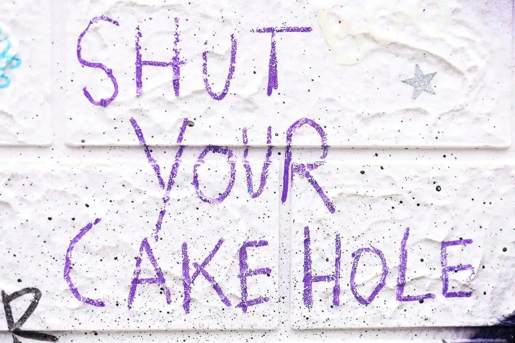 Stick 'Em Up - Original by artist Mr Malcontent - Wyecliffe Galleries