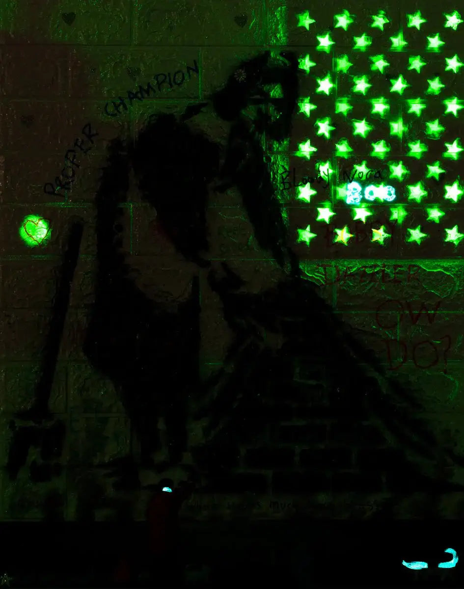 Sweep It Under The Carpet - Original by artist Mr Malcontent - Wyecliffe Galleries