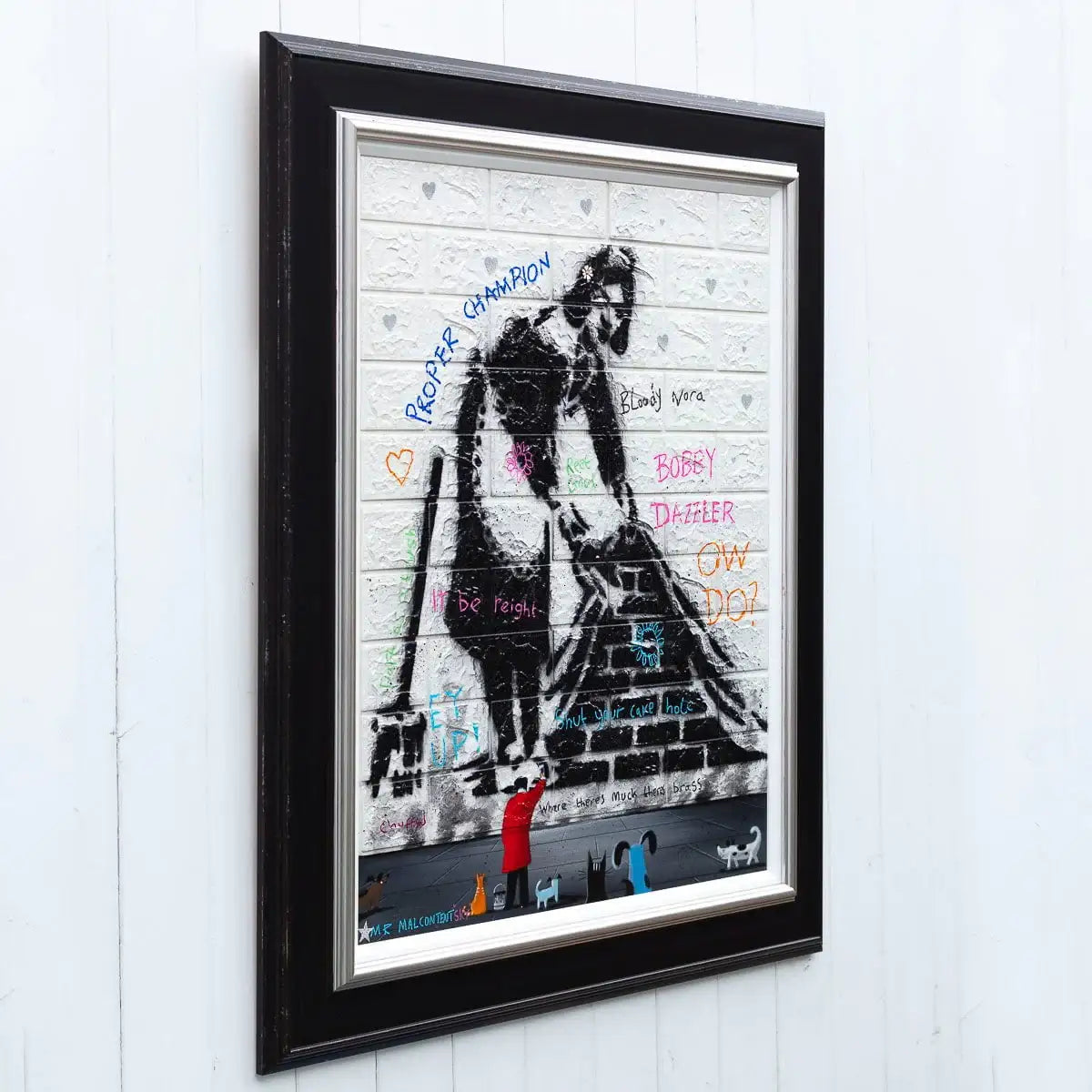 Sweep It Under The Carpet - Original by artist Mr Malcontent - Wyecliffe Galleries