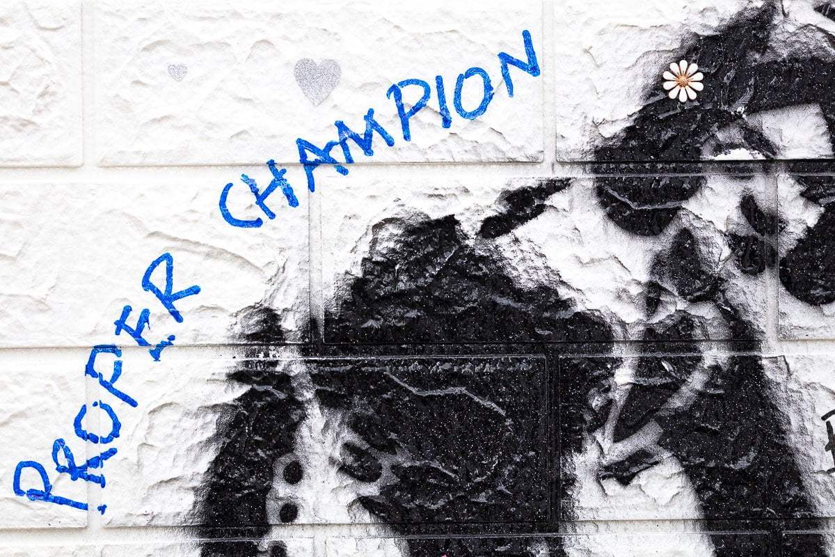 Sweep It Under The Carpet - Original by artist Mr Malcontent - Wyecliffe Galleries