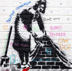 Sweep It Under The Carpet - Original by artist Mr Malcontent - Wyecliffe Galleries