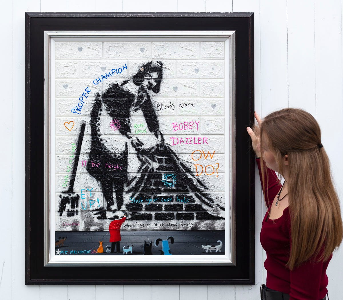 Banksy Sweep It Under The Carpet Maid | Poster