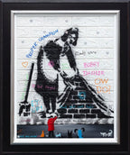 Sweep It Under The Carpet - Original by artist Mr Malcontent - Wyecliffe Galleries