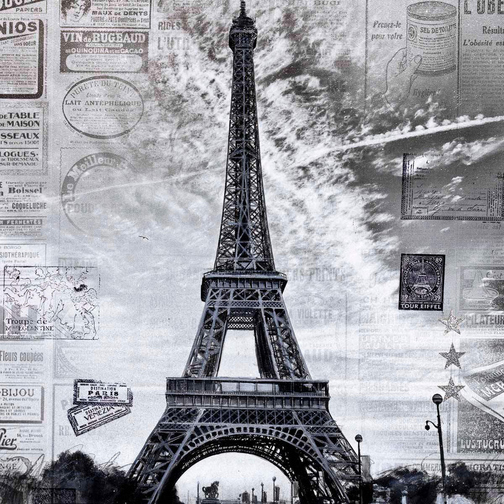 The Little Parisian - Original - SOLD by artist Mr Malcontent - Wyecliffe Galleries