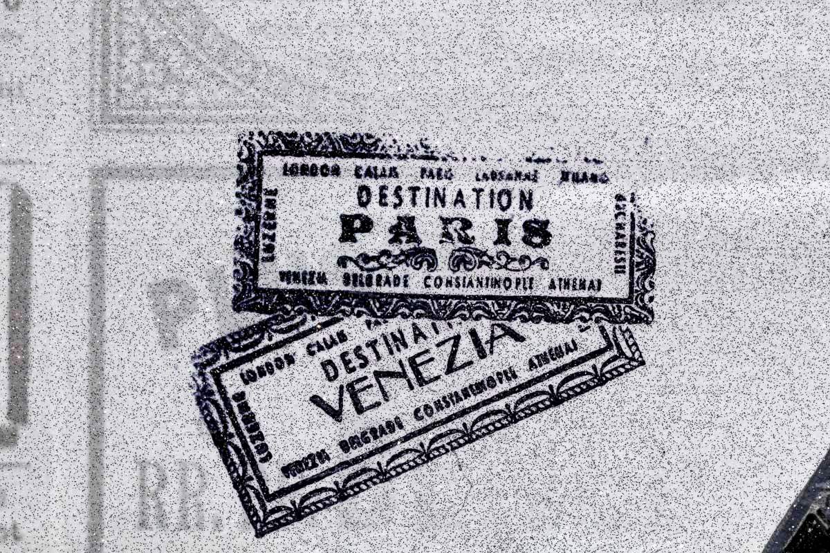 The Little Parisian - Original - SOLD by artist Mr Malcontent - Wyecliffe Galleries