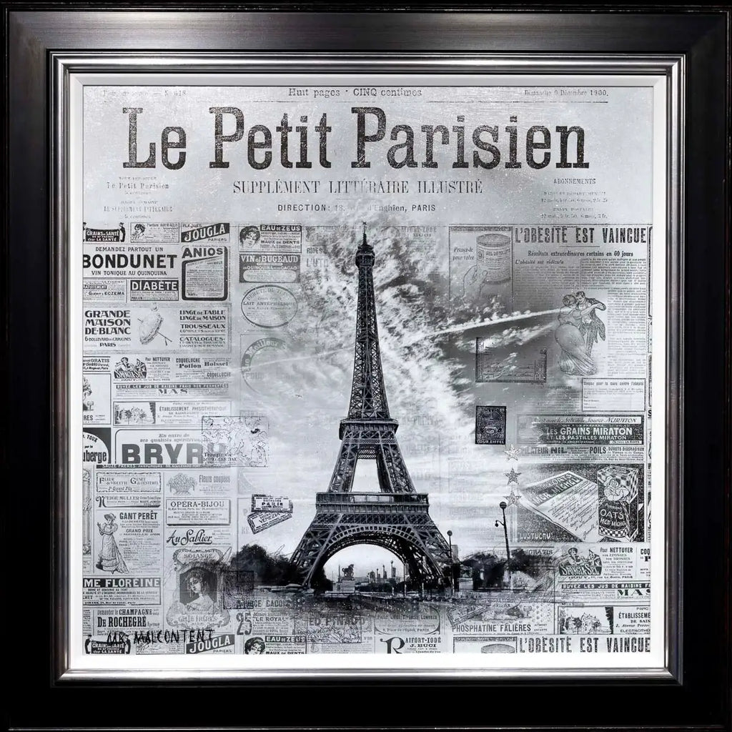 The Little Parisian - Original - SOLD by artist Mr Malcontent - Wyecliffe Galleries