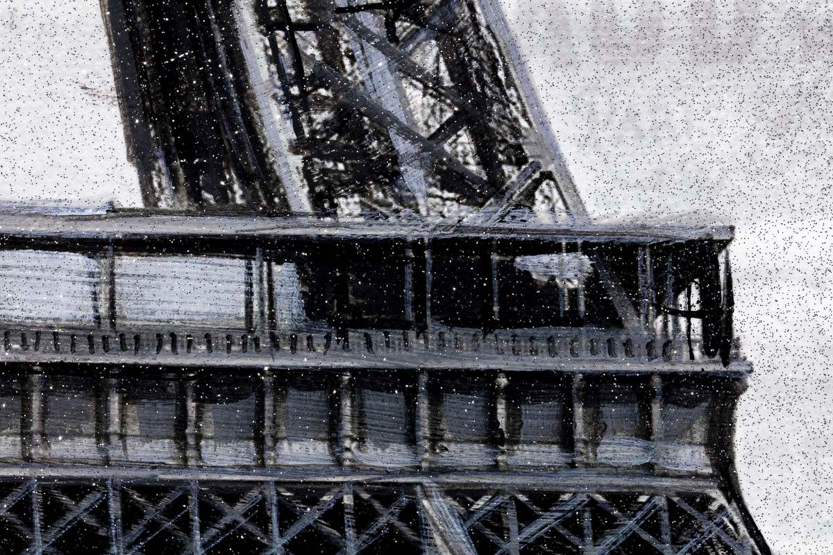 The Little Parisian - Original - SOLD by artist Mr Malcontent - Wyecliffe Galleries