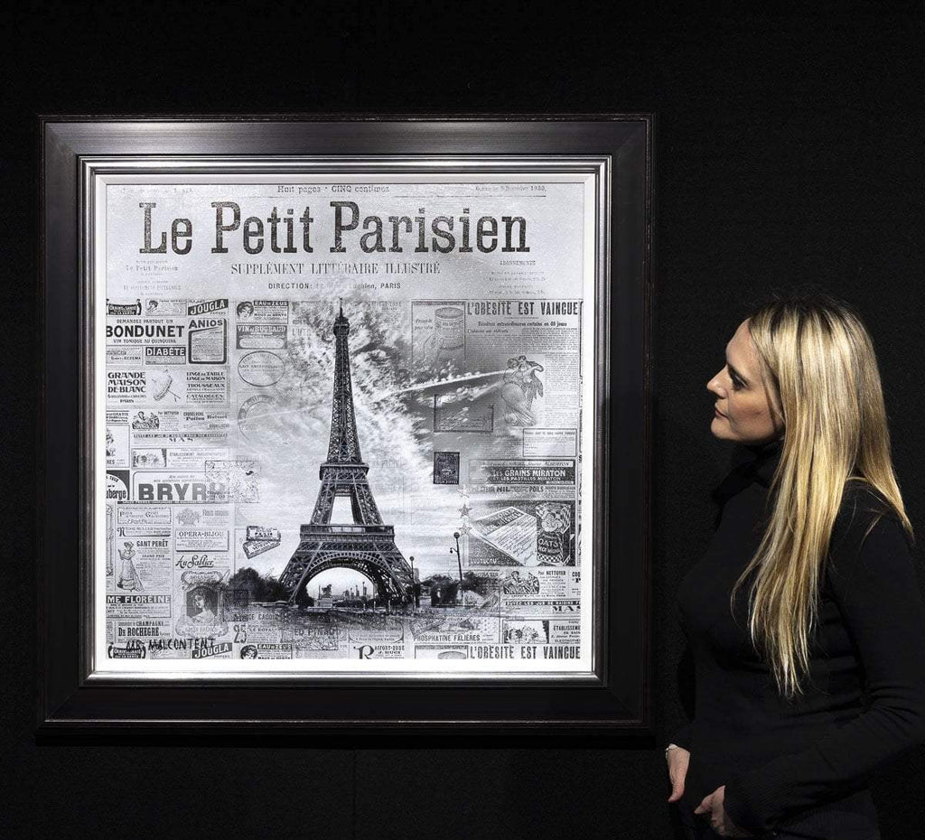 The Little Parisian - Original - SOLD by artist Mr Malcontent - Wyecliffe Galleries